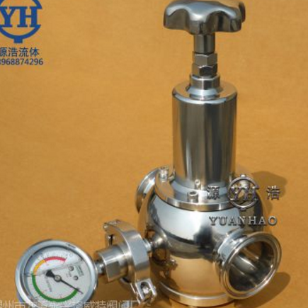 温州源浩流体专业生产DN25不锈钢316材质卫生级JY81F-10P快装卡箍式蒸汽/制药设备减压阀