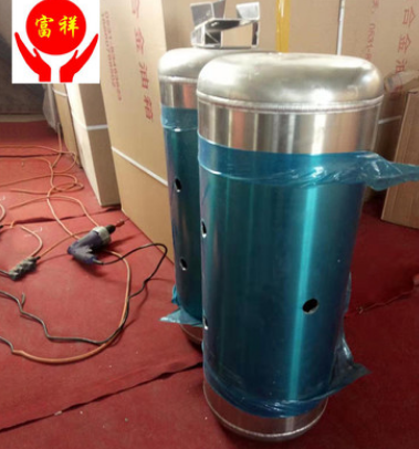 富祥长厚订做储气筒 长680 直径280 济南厂家供应 储气筒