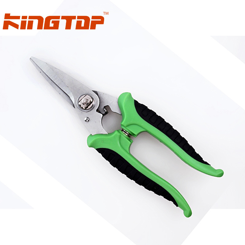 厂家直供 五金 园林剪刀 品质双色树枝剪 电子剪家用手动工具批发