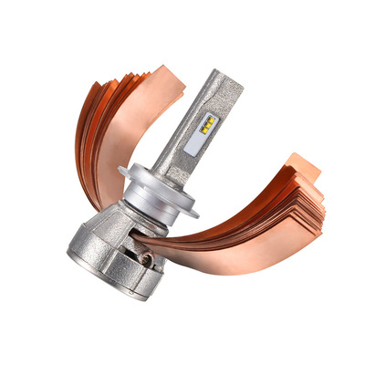 工厂批发新款Q8汽车LED大灯 双散热高亮大功率前照大灯驾驶灯热卖