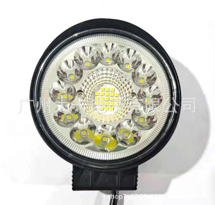 123W圆形大功率车灯工作灯越野改装灯10-30V DC