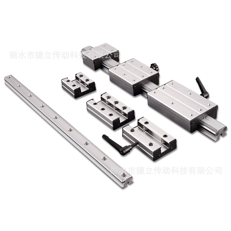 玻璃移门铝合金导轨 外置双轴心静音 高速滑轨 SGR双轴心直线导轨