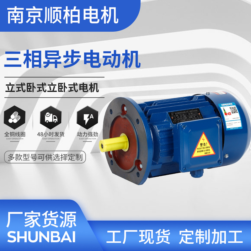 YE3电动机 6级0.37kw-280kw三相异步电动机380V国标马达电机 批发