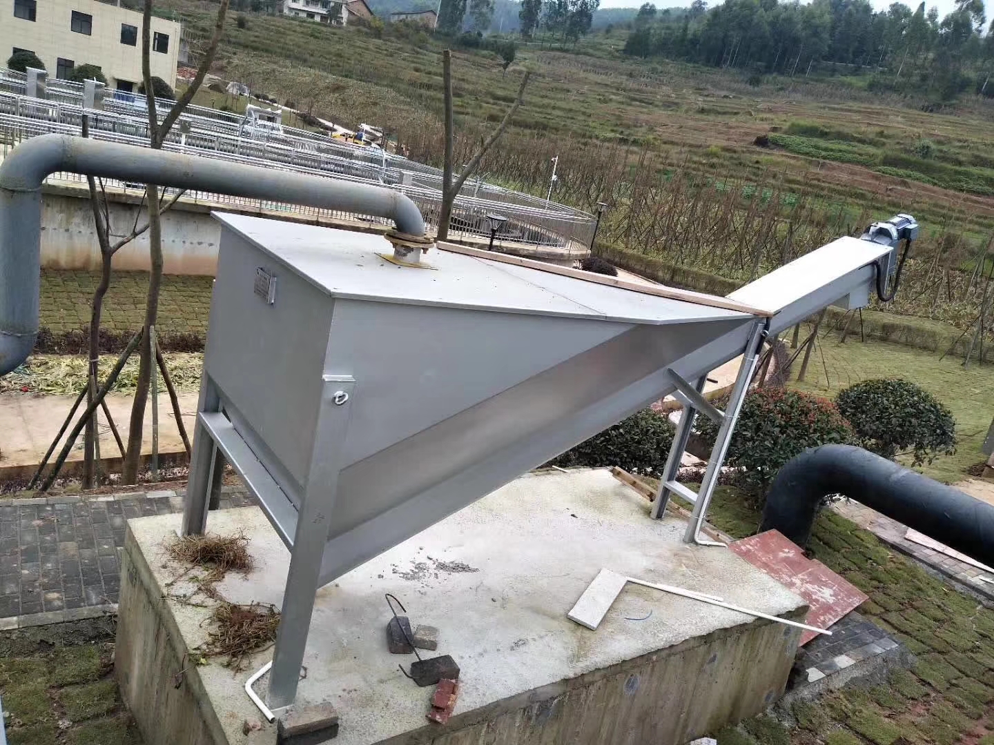 砂水分离器现场安装